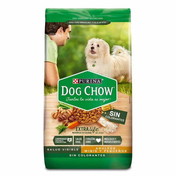 dog chow adulto raza pequeña sin colorantes